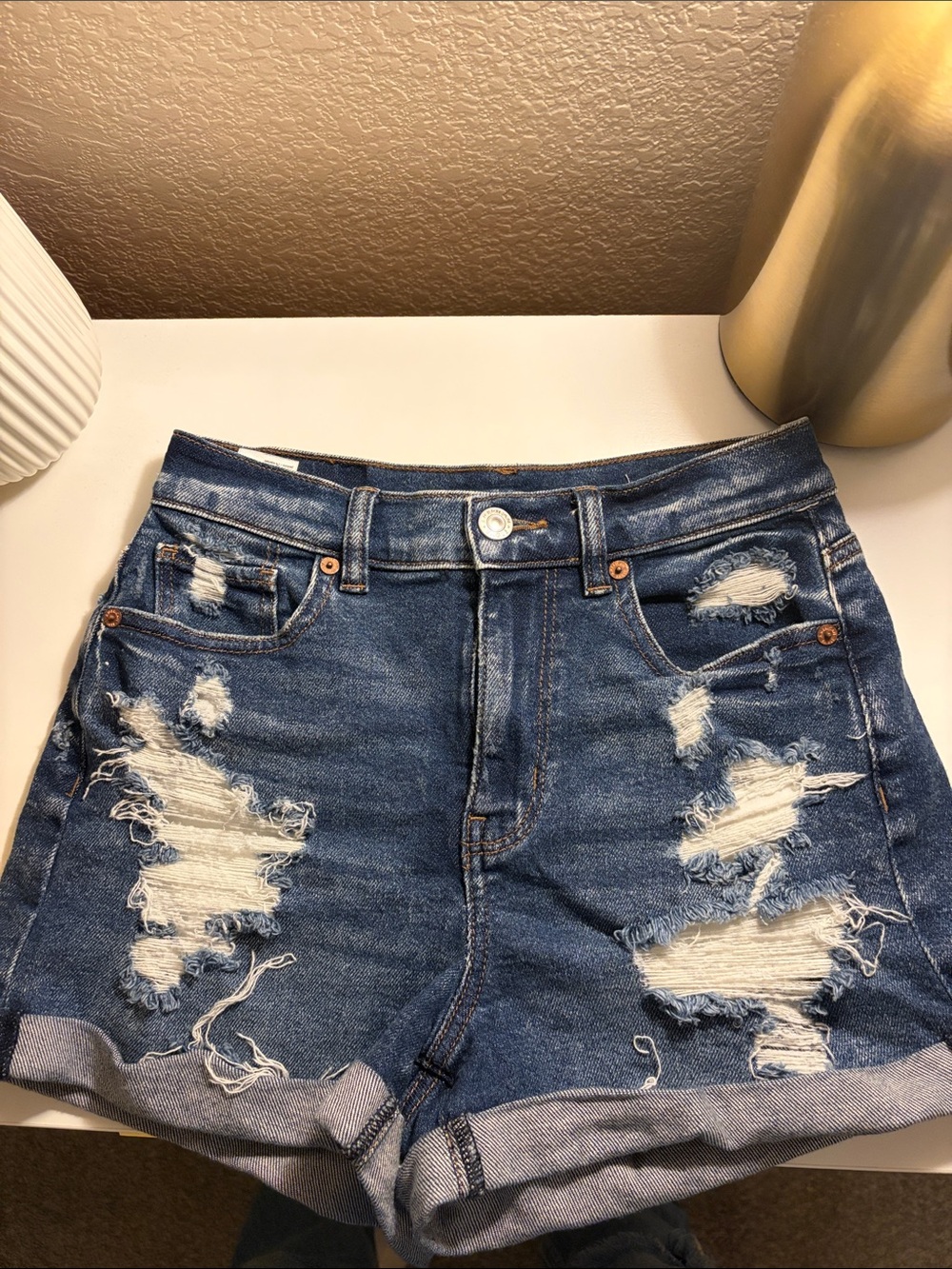 American Eagle Mom Denim Shorts